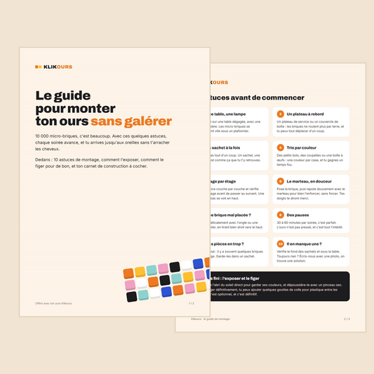 Guide de montage Klikours et carnet de construction (PDF)