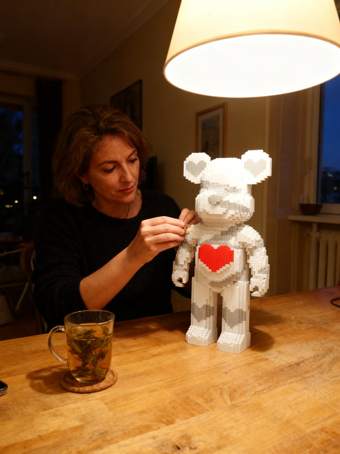 Soirée construction sans écran (mise en scène)