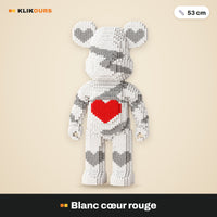 Blanc cœur rouge